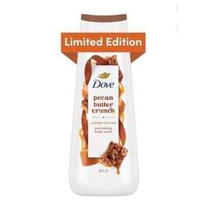 Dove Holiday Treats Body Wash Pecan Butter Crunch LIMITED EDITION 20 fl oz, 1